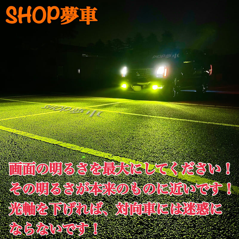 新発売❗️34000LM‼️フォグランプ LED 新緑✨外車も対応 グリーンH8-