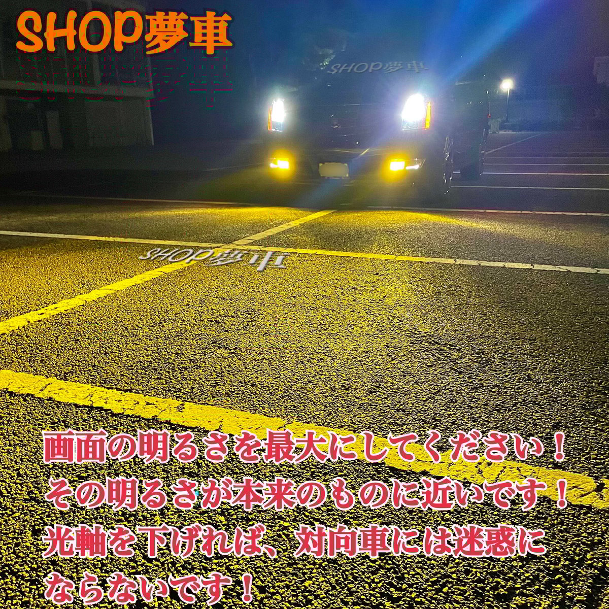新発売❗️34000LM‼️向日葵✨ フォグランプ LED 外車も対応 | SHOP夢車 