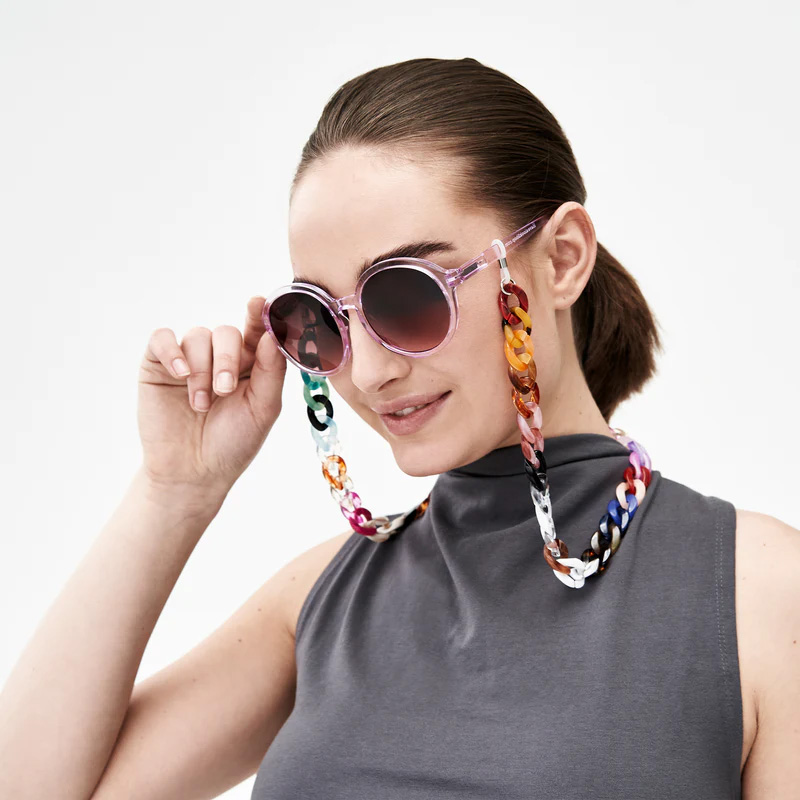 フォクシー パールチェーンのリーディンググラス FOXEY - フォクシー リーディンググラス 老眼鏡 ネックレス ベビー