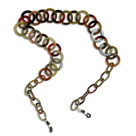 グラスチェーン・Chunky Chain earthy mix
