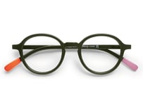 ブルーライトカット付きリーディンググラス / CIRCLE SLIM / dark green
