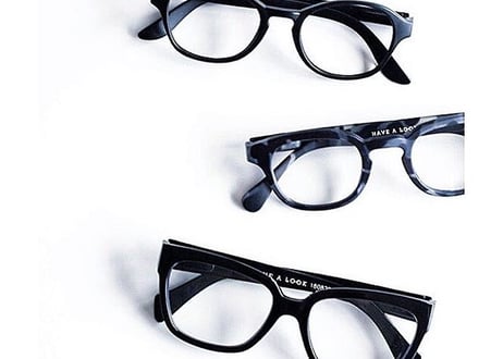 ブルーライトカット付きリーディンググラス / MOOD / black