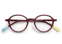 【PCメガネ・度なし】ブルーライトカットグラス / CIRCLE SLIM / bordeaux