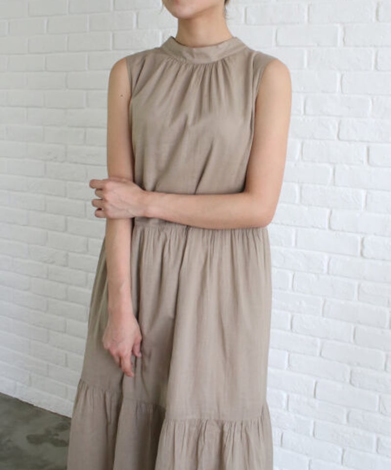 3221-107 back ribbon tieard dress | WALANCE