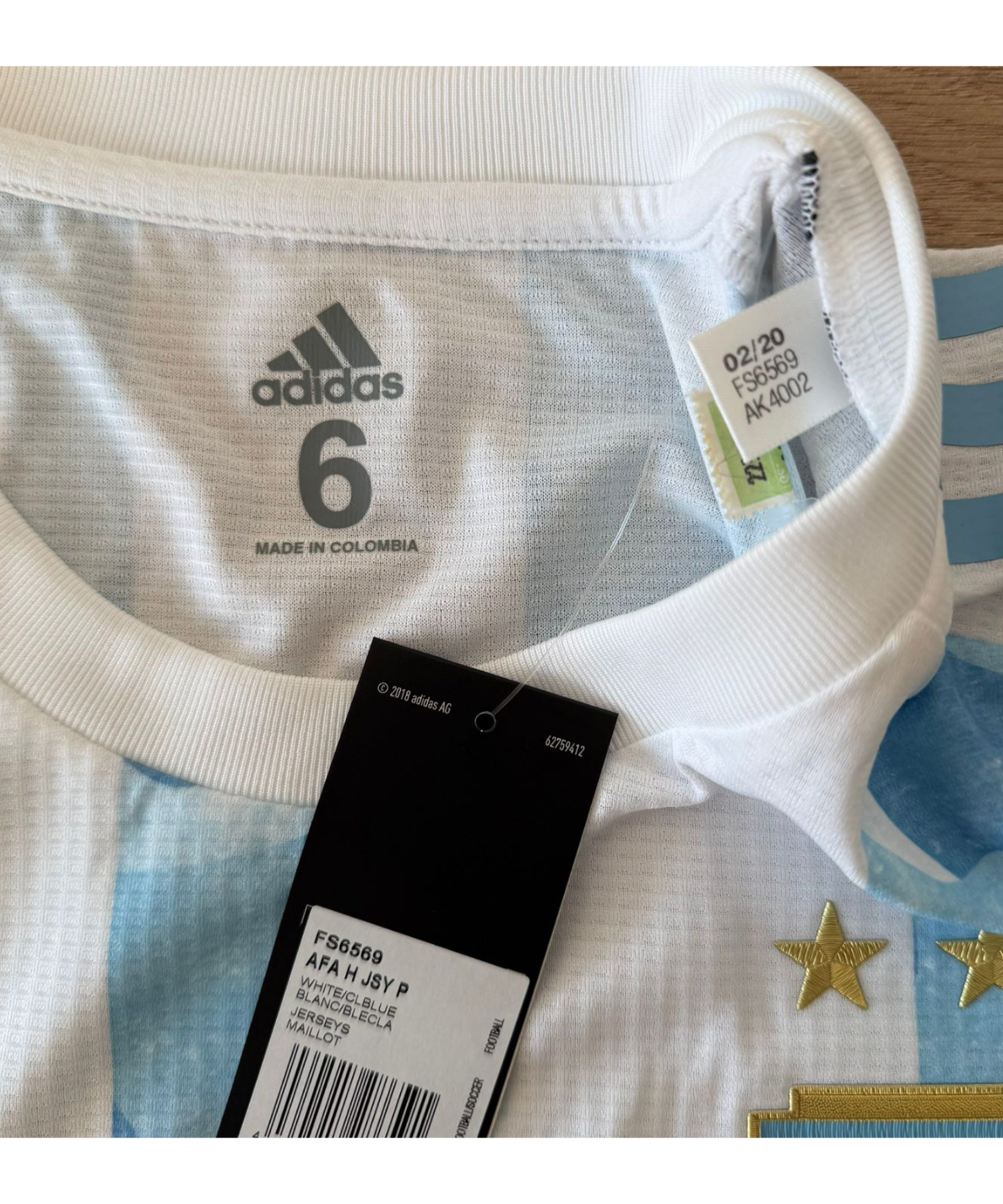 受注販売】Adidas 21/22 アルゼンチン代表支給ユニフォーム+各