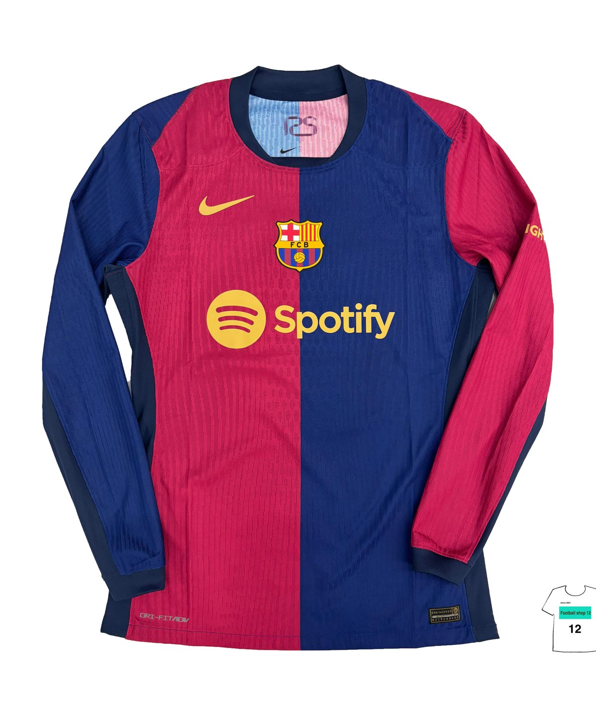 受注販売】NIKE 24/25 バルセロナ ホーム長袖支給