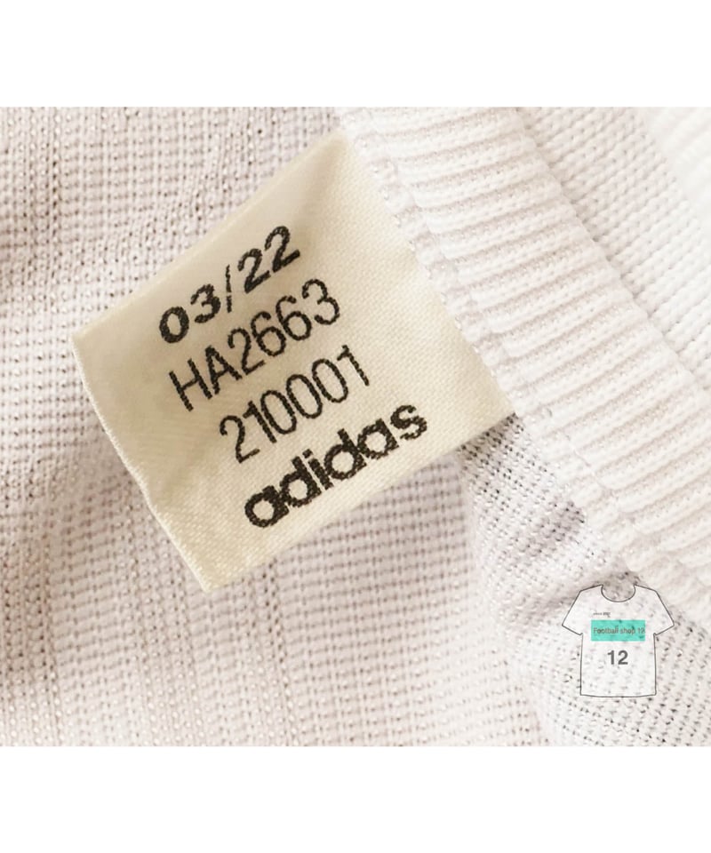 中古】Adidas 22/23 レアルマドリード支給モデル 長袖ホーム 中古】Adidas 22/23 レアルマドリード支給モデル 長袖ホーム