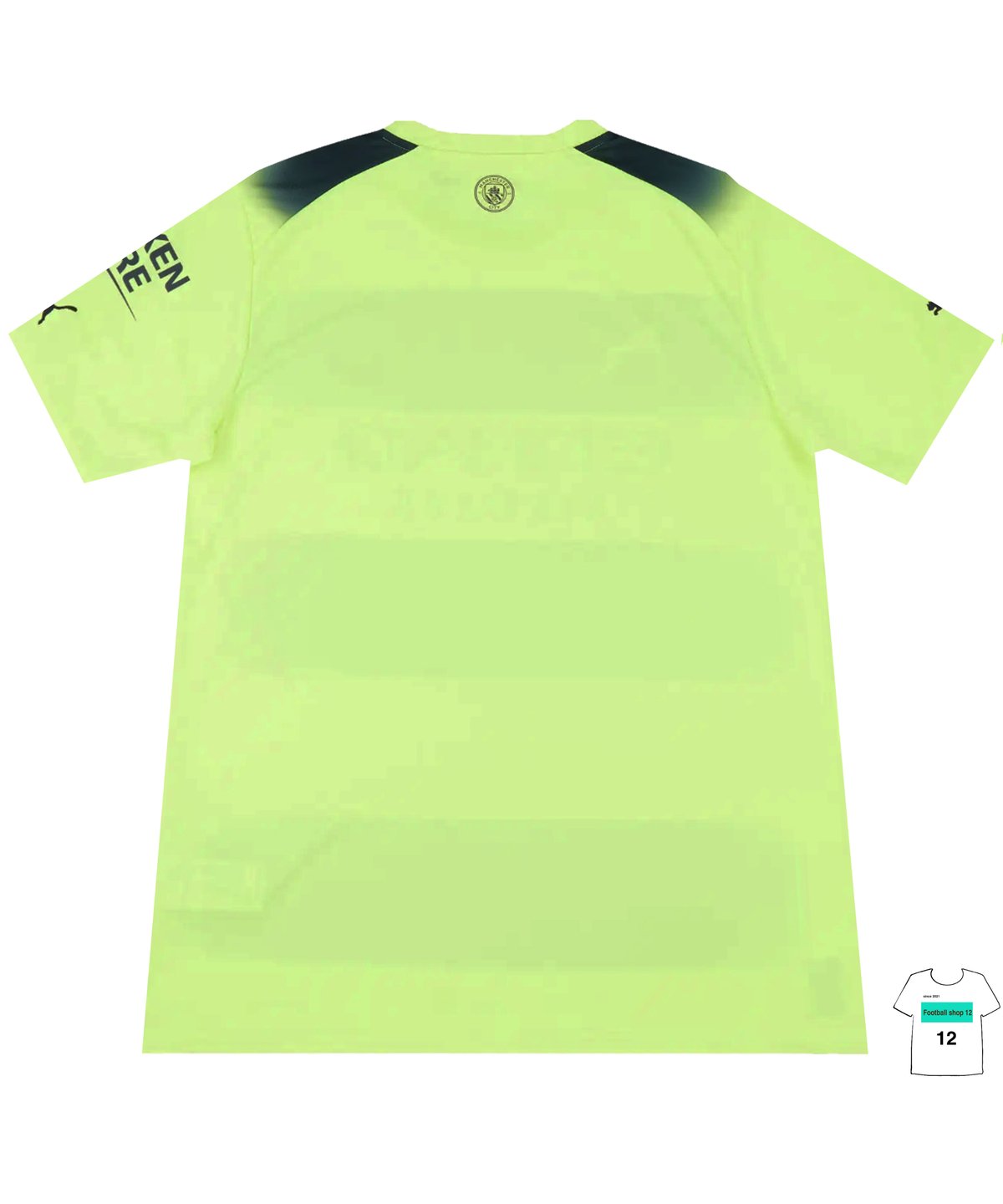 受注販売】PUMA 22/23 マンチェスターシティ 3rdユニフォーム+各