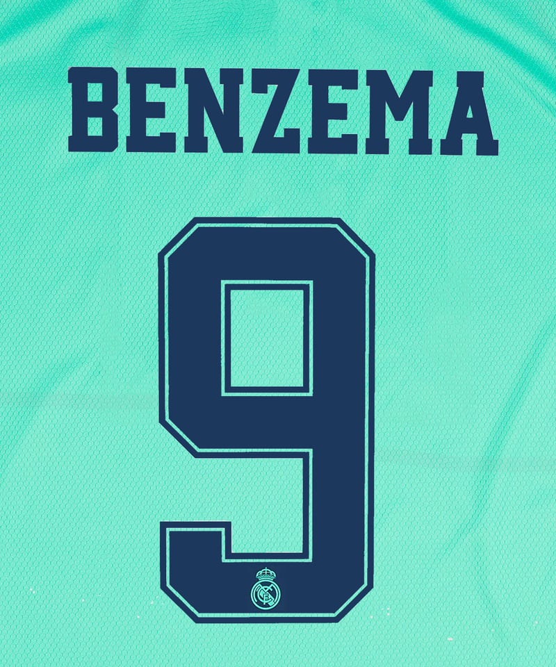 19-20 レアルマドリード 3rdユニフォーム公式カップ戦マーキング