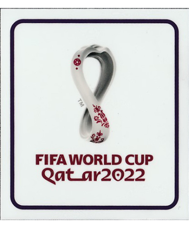 FIFA ワールドカップ　オフィシャルパッチ　白　Avery Dennison製 公式カタールワールドカップパッチ(白) | Football shop 12