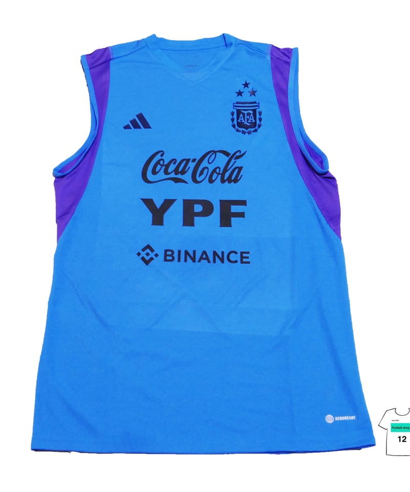 受注販売】Adidas 2023 アルゼンチン代表ノースリーブ トレーニング 