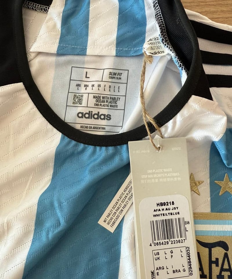 新品！2022 アルゼンチン代表(H)オーセンティック !! 受注販売/タグ無し】Adidas 21/22 アルゼンチン代表ホーム
