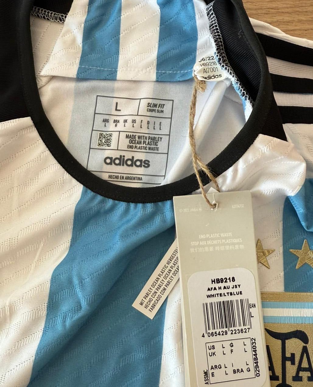 受注販売】Adidas 22/23 アルゼンチン代表ホームオーセンティック