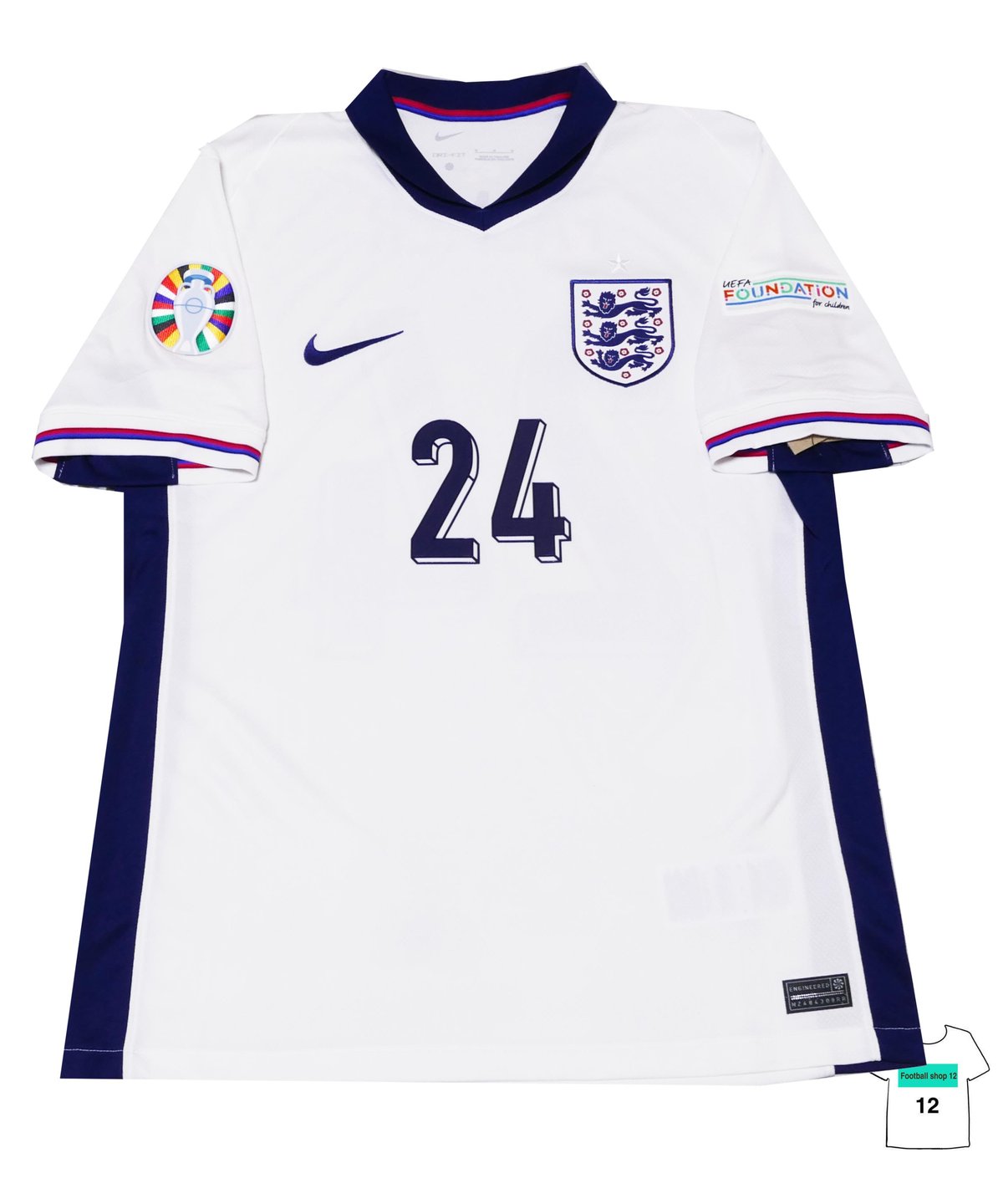受注販売】NIKE 24/25 イングランド代表ホームユニフォーム EURO 受注販売】NIKE 24/25 イングランド代表ホームユニフォーム EURO