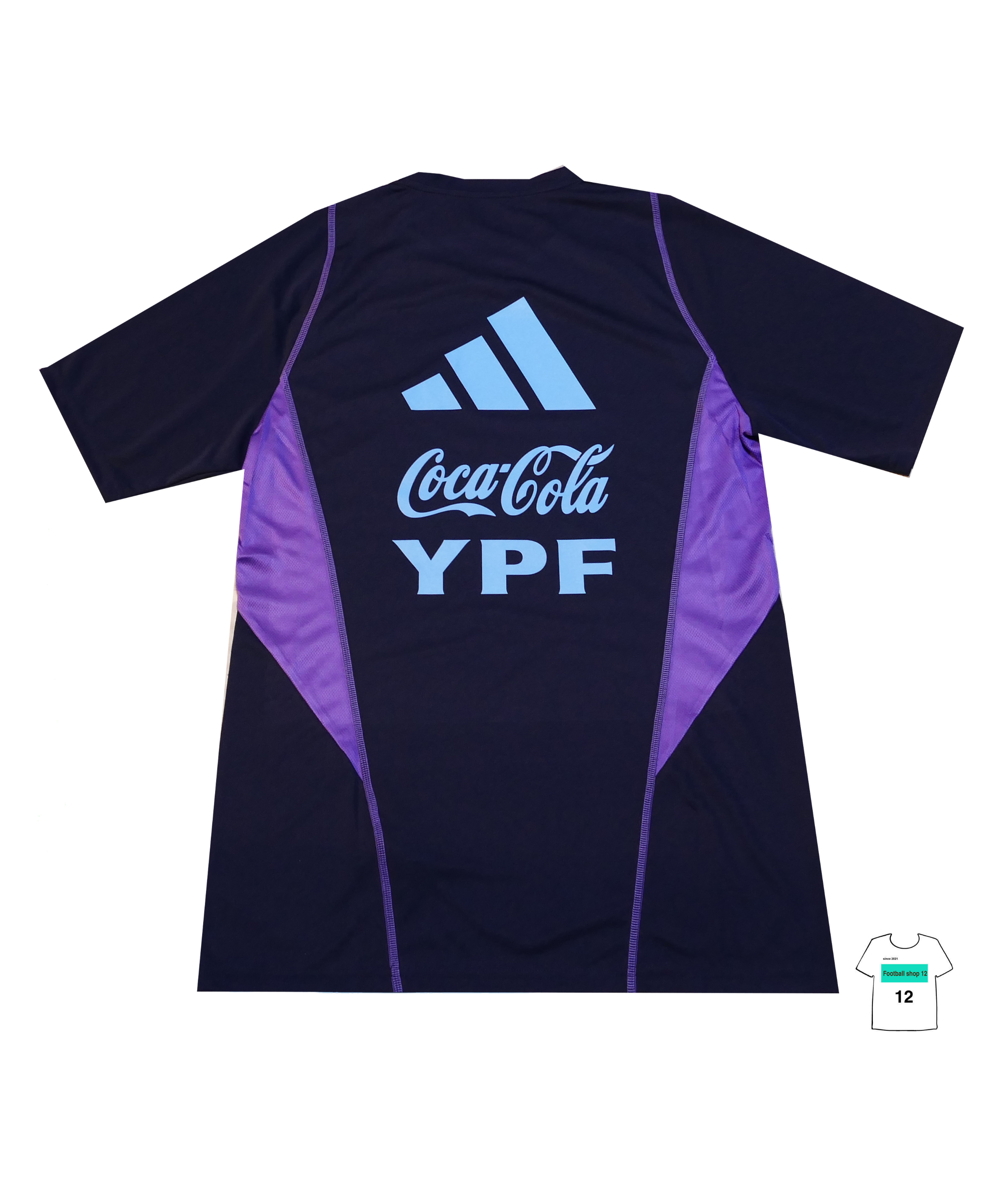 Adidas 2022 アルゼンチン代表トレーニングシャツ 公式スポンサー