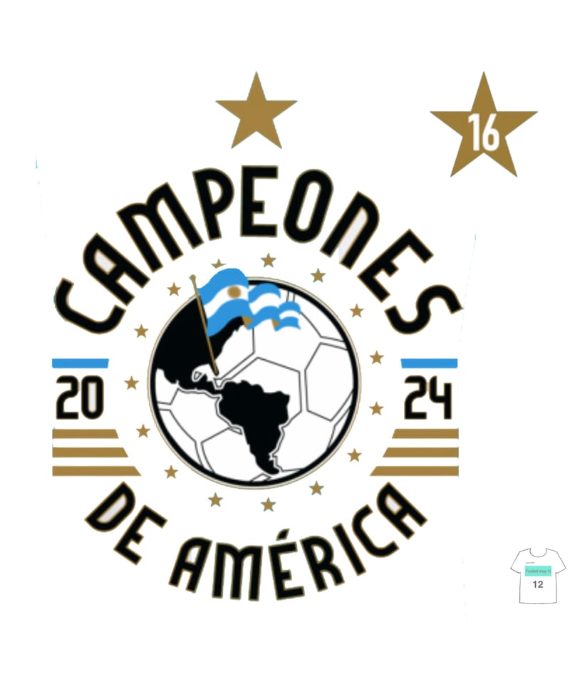 コパアメリカ2024 アルゼンチン代表優勝記念仕様マーキング | Football