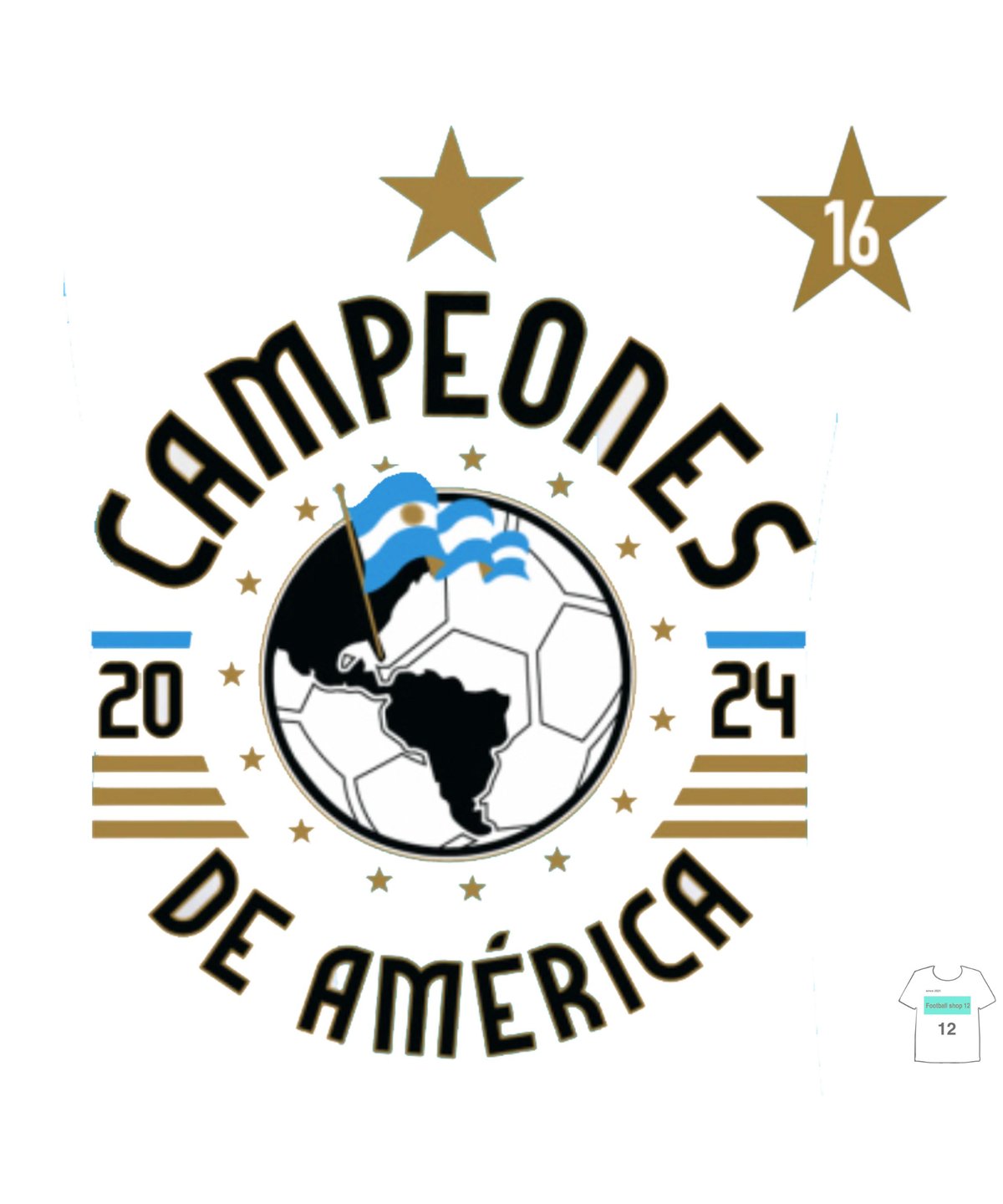 コパアメリカ2024 アルゼンチン代表優勝記念仕様マーキング | Football