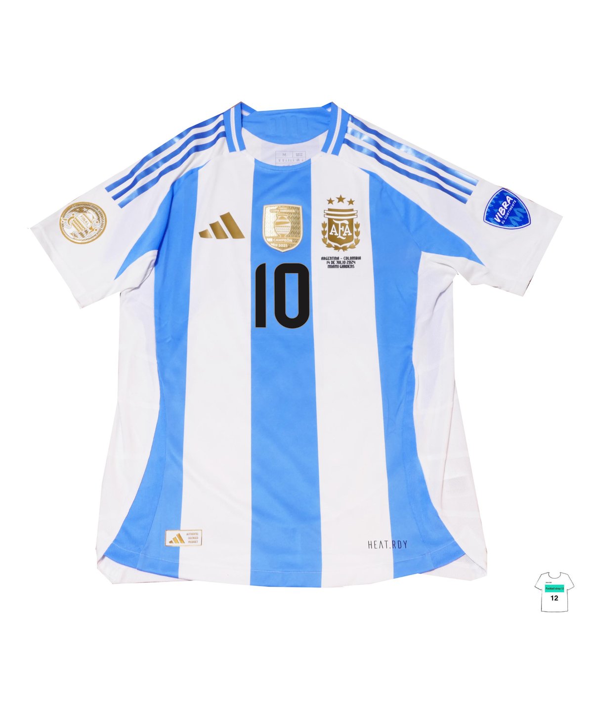 受注販売】Adidas 24-25アルゼンチン代表 ホームオーセンティック