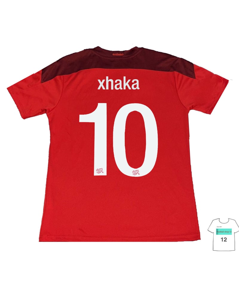 受注販売】21-22 スイス代表ホームユニフォーム マーキング付き