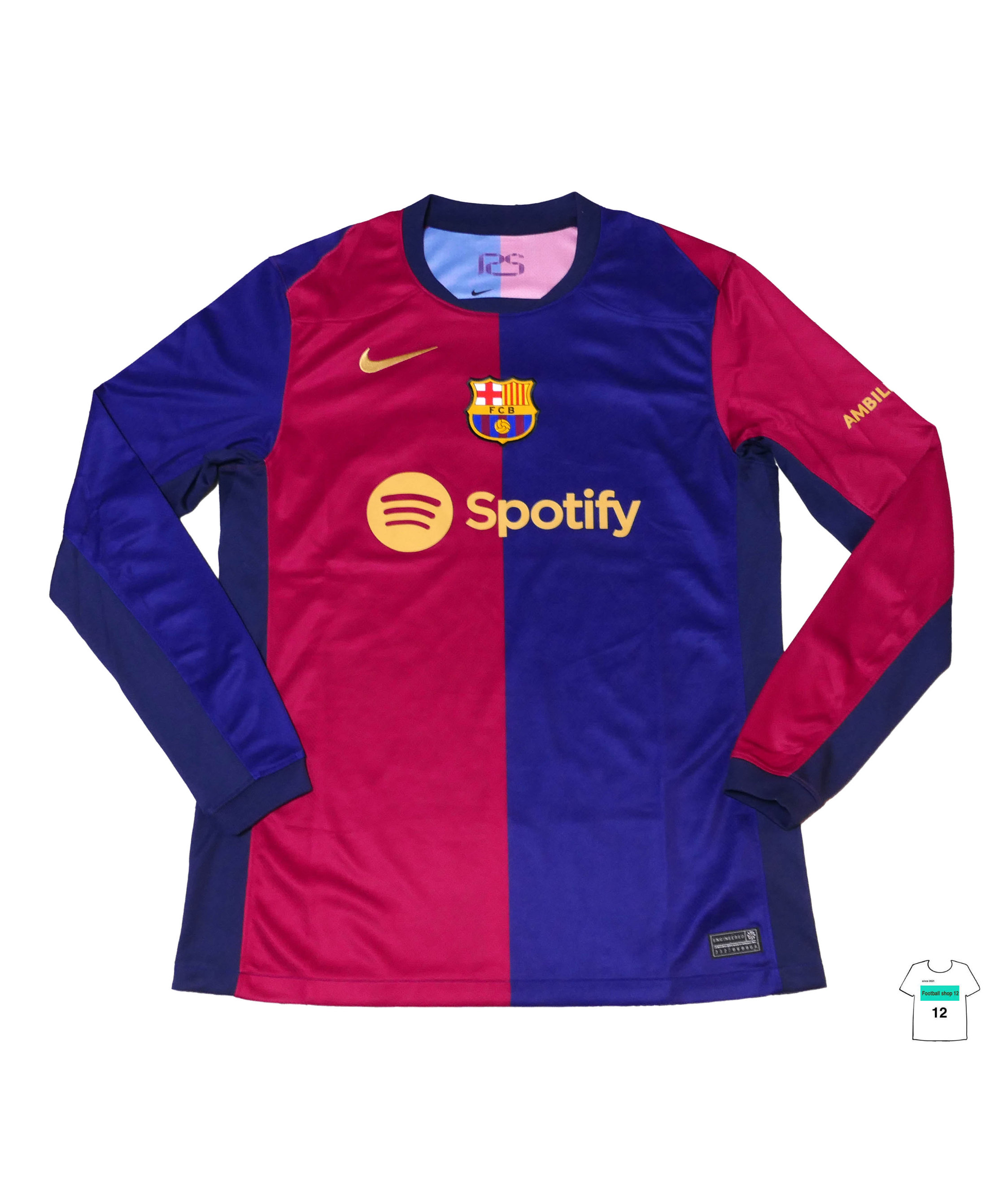 受注販売】NIKE 24/25 バルセロナ ホームレプリカ長袖ユニフォーム(旧
