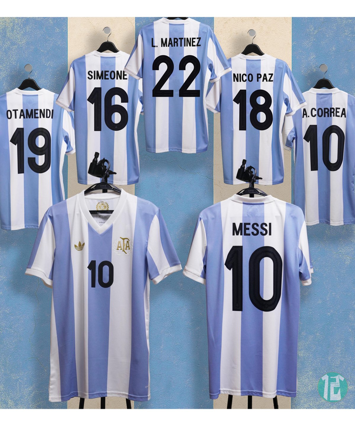 受注販売】Adidas 2024アルゼンチン代表 50周年ユニフォーム