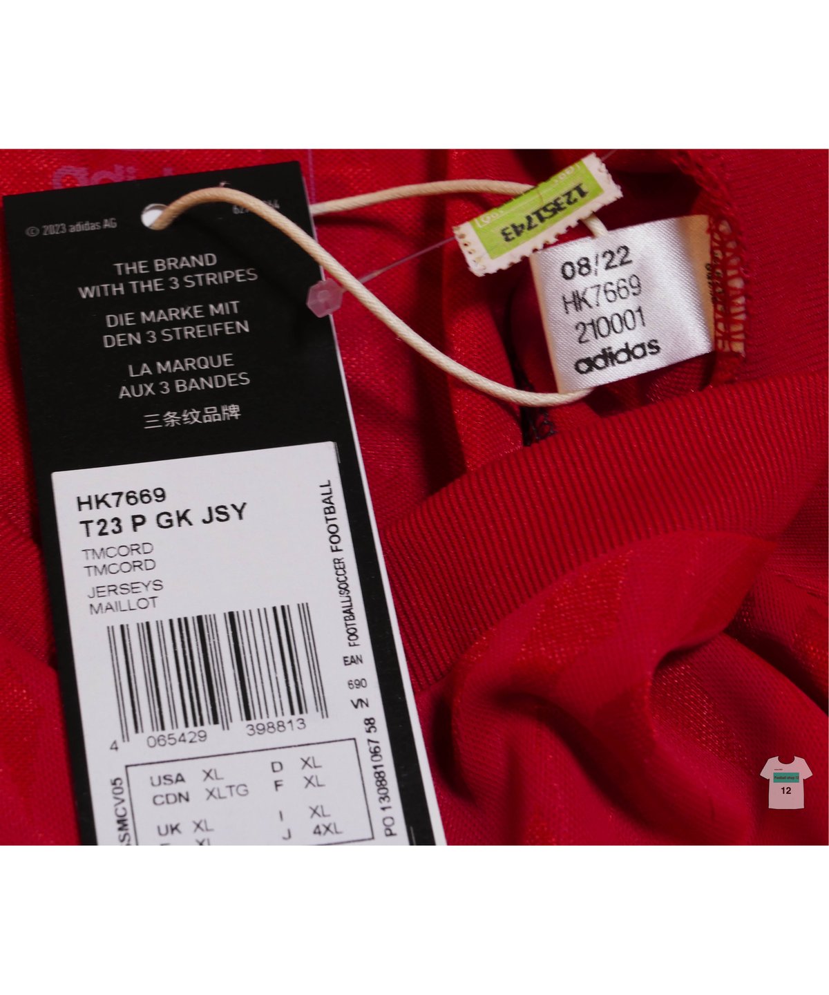 Adidas 2022 アルゼンチン代表 GK支給モデルユニフォーム エミリアーノ