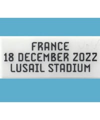 公式カタールワールドカップパッチ(紫)+Football Unites the World(青