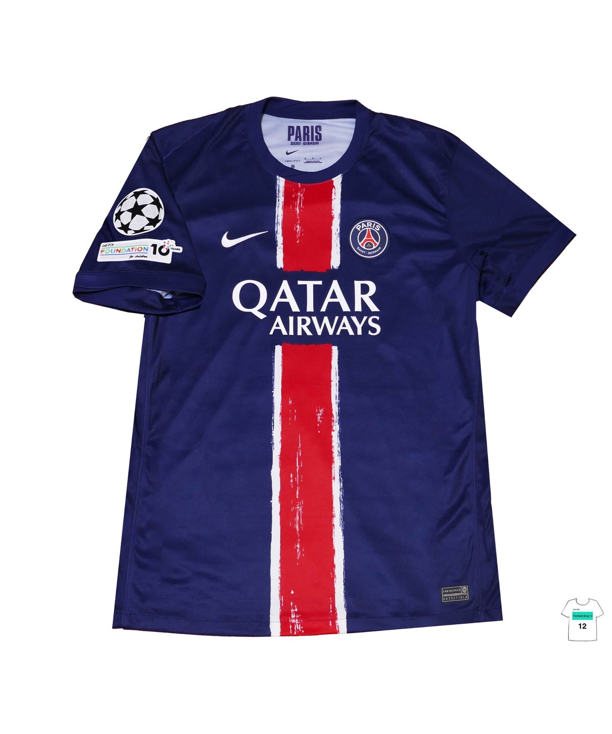 受注販売】Nike 24/25 PSG ホームユニフォーム 公式カップ戦マーキング