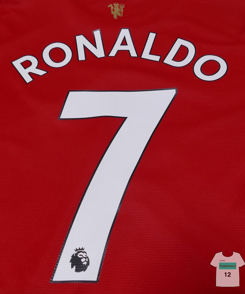 【新品/タグ付き】21/22 マンチェスターU ♯7 C・ロナウド【L】オーセン 新品/タグ付き】21/22 マンチェスターU ♯7 C・ロナウド【XL相当