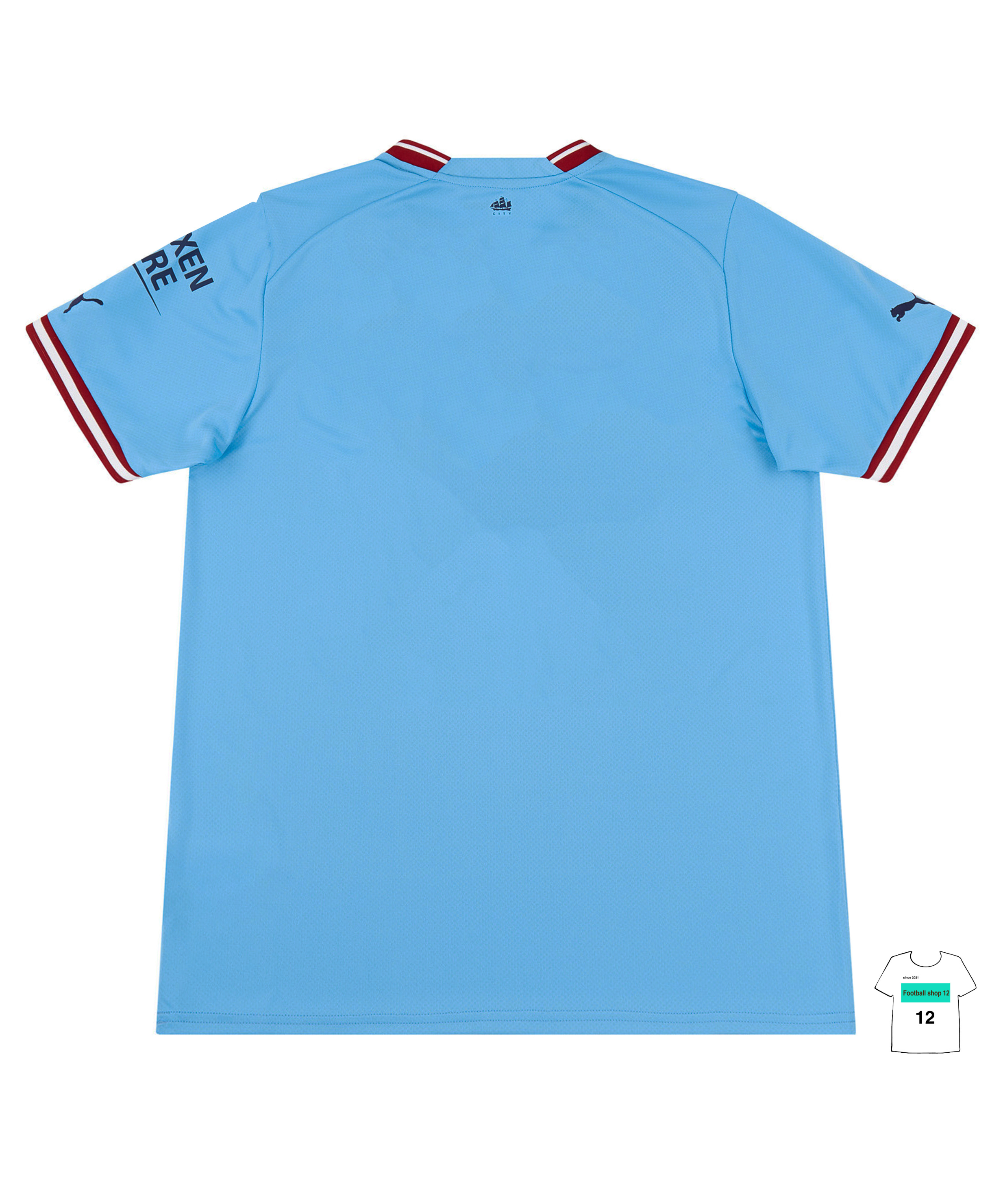 マンチェスターシティ ユニフォーム 永久欠番 FOE 23 受注販売】PUMA 22/23 マンチェスターシティ ホームユニフォーム+各