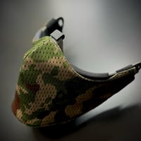 ［メッシュ生地モデル］サバゲー用　サンセイマスク対応 ファッションカバー【type05】陸自迷彩／グリーン