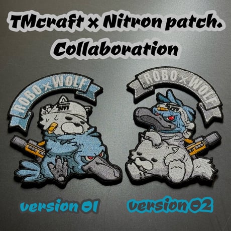 【TMcraft x Nitron Patch.】 キャラクター コラボレーション パッチ