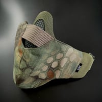 サバゲー用　メッシュフェイスガード対応ファッションカバー【type03】マンドレイク／OD