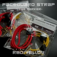 フェイスガードストラップ - チームマーカーセット -［RED／YELLOW］
