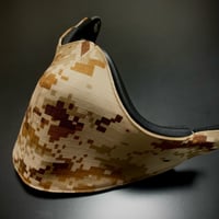 サバゲー用　サンセイマスク対応ファッションカバー【type05】デジタルデザート／ベージュ