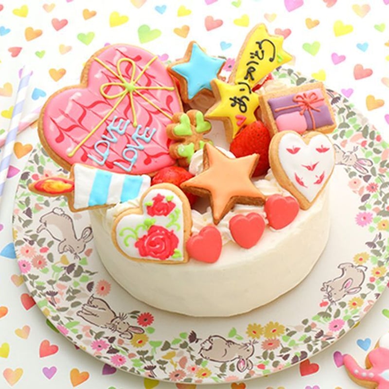 あなただけのオリジナルアイシングデコ 純生ショートケーキ あなただけのオリジナルアイシングデコ 純生ショートケーキ