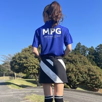 MPGロゴ　ドライポロシャツ -BLUE-
