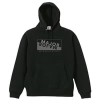 MP スウェットパーカー(反転ロゴ)-BLACK-