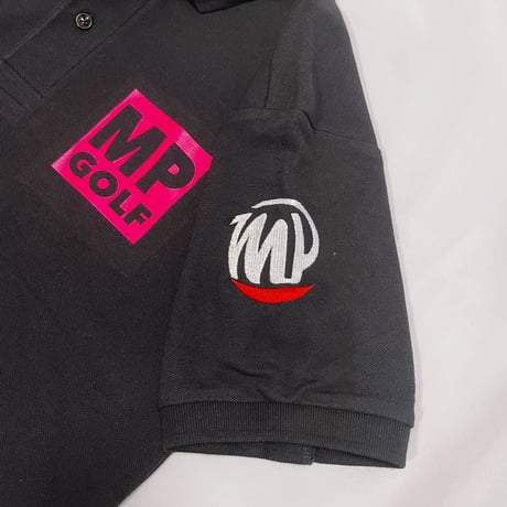 MP ColorSquareLogo Polo -BLACK-