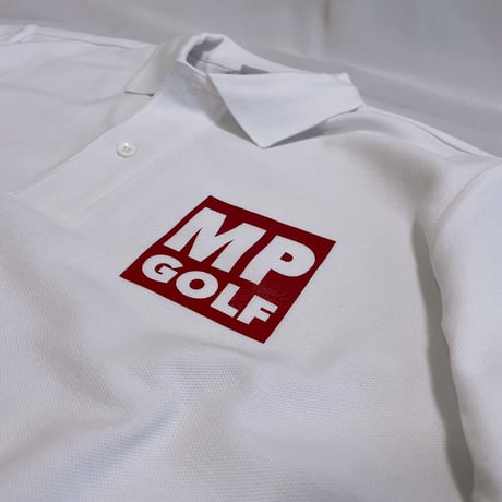 MP ColorSquareLogo Polo -WHITE-
