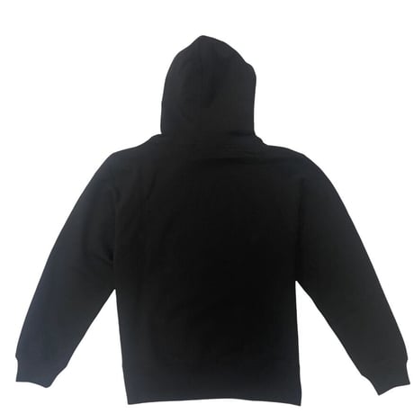 MPスウェットパーカー(ダブルロゴ)グリーン -BLACK-