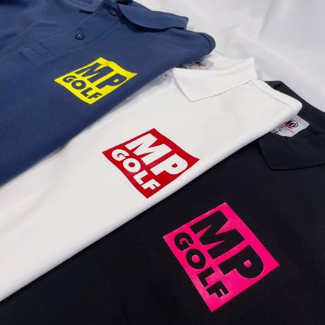 MP ColorSquareLogo Polo -BLACK-