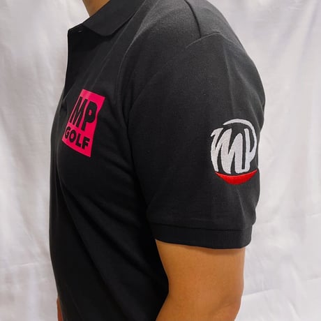 MP ColorSquareLogo Polo -BLACK-