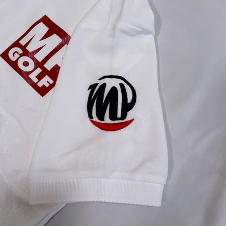 MP ColorSquareLogo Polo -WHITE-