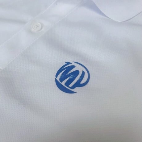MPGロゴ　ドライポロシャツ -WHITE-