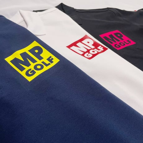 MP ColorSquareLogo Polo -WHITE-