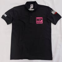 MP ColorSquareLogo Polo -BLACK-