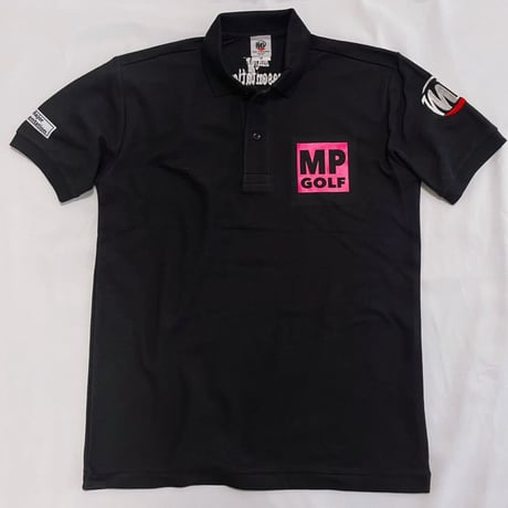 MP ColorSquareLogo Polo -BLACK-