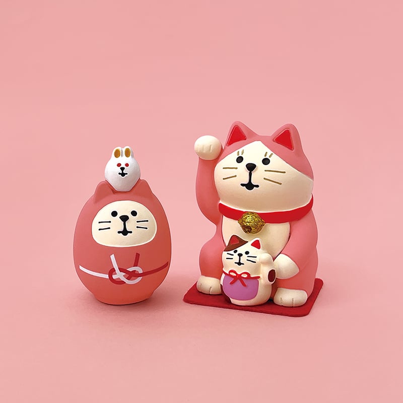 開運カラー招き猫(白) 【FUKU福MONO】3月下旬入荷予定 | CHEER-FUL*