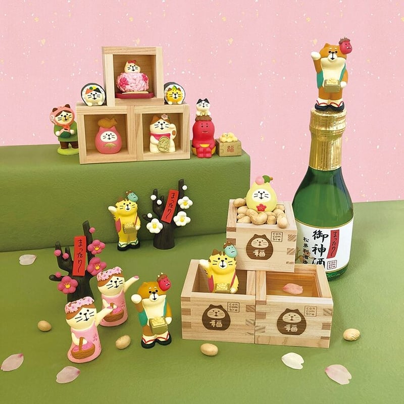ちび猫だるま 和菓子(セット)【おいしいひなまつり＆招福雛】 | CHEER-FUL*